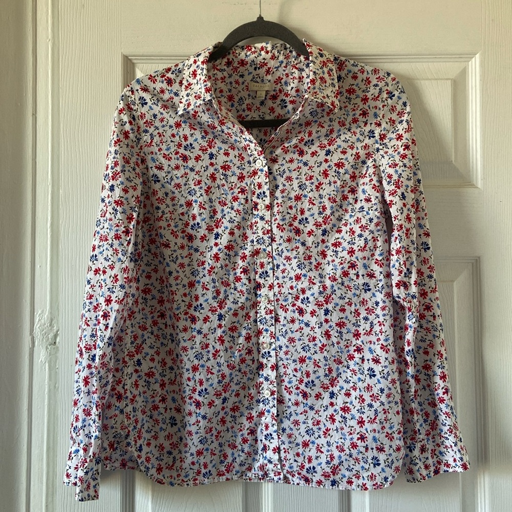 Talbots Long Sleeve Button Down Shirt Size S